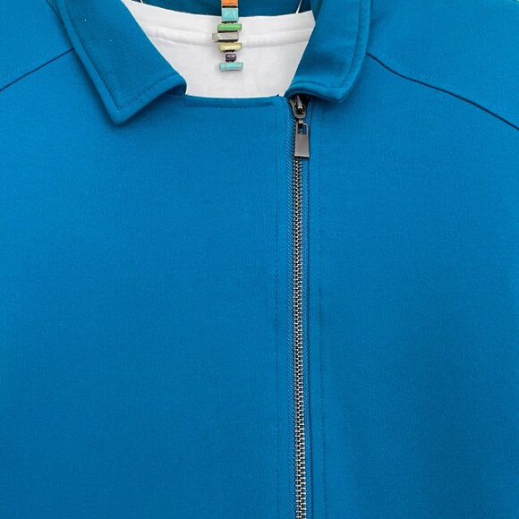 💖Host Pick💖 Knit Motto Jacket Knit Zip by Grace Elements Size 14 - Picture 2 of 6